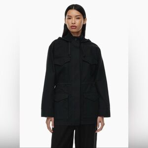 Aritzia The Group Babaton Military Inspired Nook Cotton Linen Jacket size M